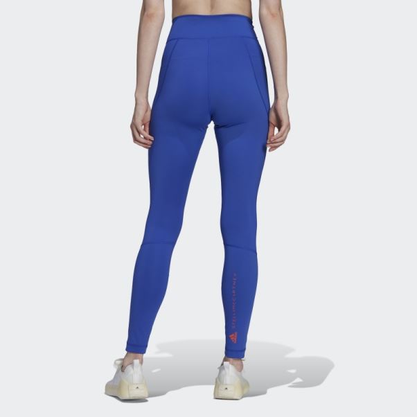 Adidas By Stella Mccartney Truepurpose Training Leggings Bold Bleu Chaud