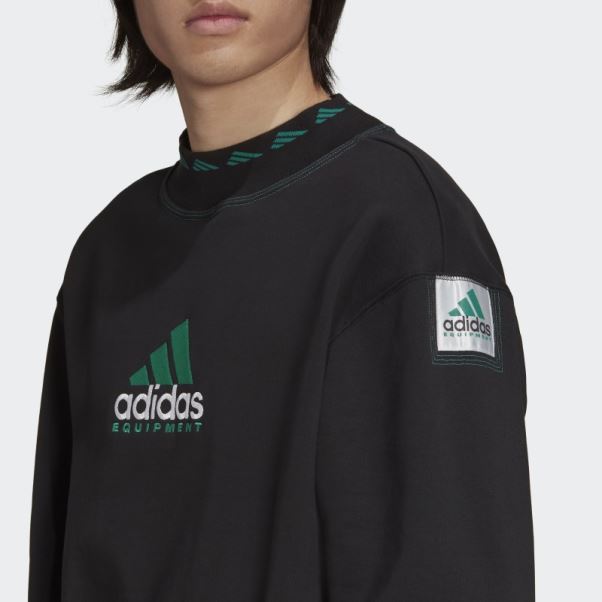 Sweat à Capuche Noir Eqt Archive Adidas