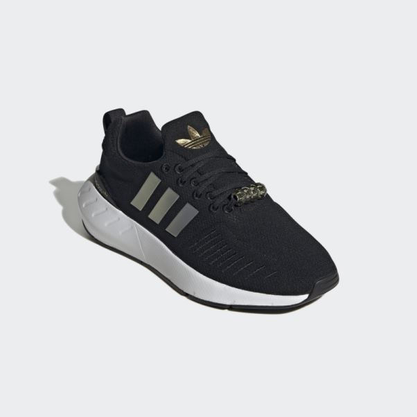 Adidas Swift Run 22 Chaussures Or Métallique