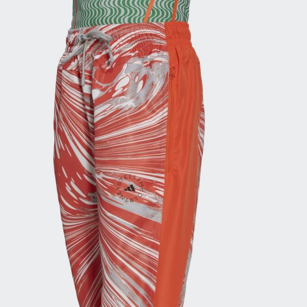 Adidas By Stella Mccartney Pantalon De Survêtement Tissé Imprimé Onix Hot