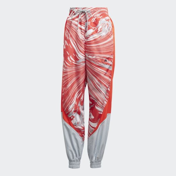 Adidas By Stella Mccartney Pantalon De Survêtement Tissé Imprimé Onix Hot