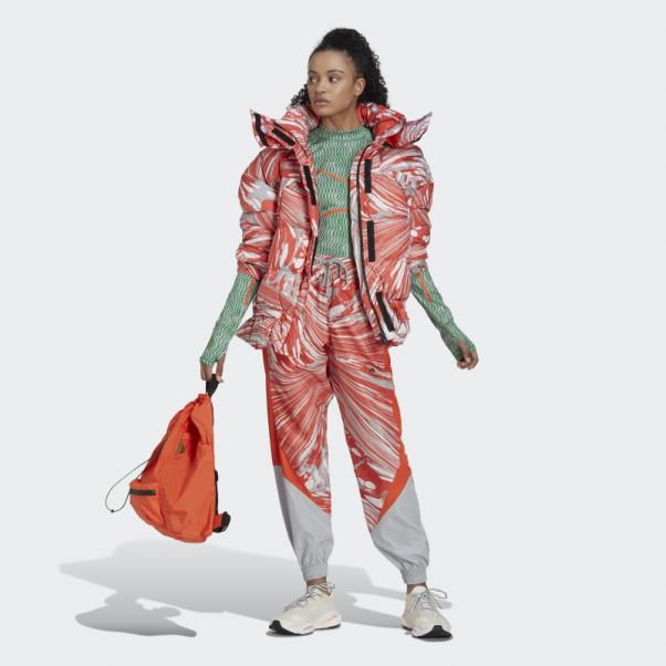 Adidas By Stella Mccartney Pantalon De Survêtement Tissé Imprimé Onix Hot