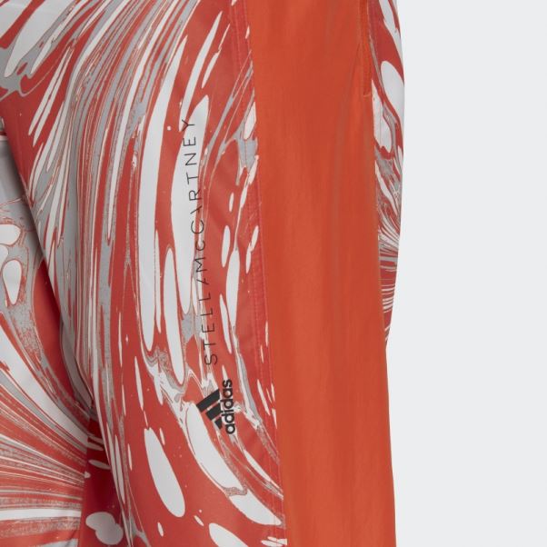 Adidas By Stella Mccartney Pantalon De Survêtement Tissé Imprimé Onix Hot