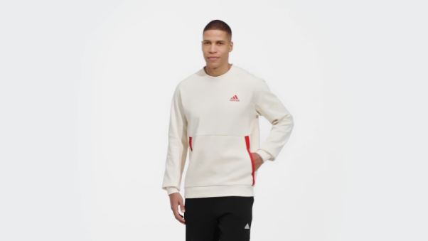 Sweatshirt Blanc Conçu Pour Gameday Crew Adidas