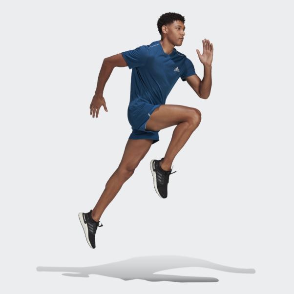 Short De Course X-city Bleu Marine Adidas