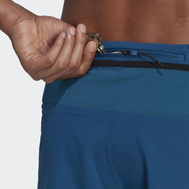 Short De Course X-city Bleu Marine Adidas