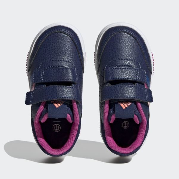 Adidas Tensaur Bleu Foncé Chaussures à Crochets Et Boucles élégantes