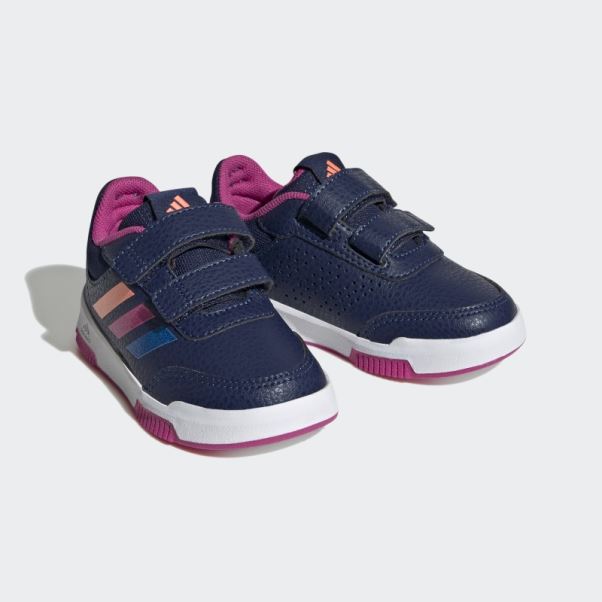Adidas Tensaur Bleu Foncé Chaussures à Crochets Et Boucles élégantes