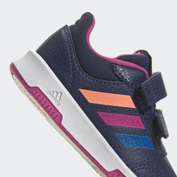 Adidas Tensaur Bleu Foncé Chaussures à Crochets Et Boucles élégantes
