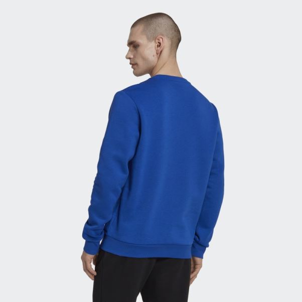 Adidas Sweat Bleu Royal Essentials Gros Logo