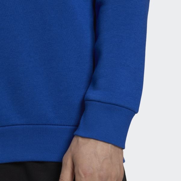 Adidas Sweat Bleu Royal Essentials Gros Logo
