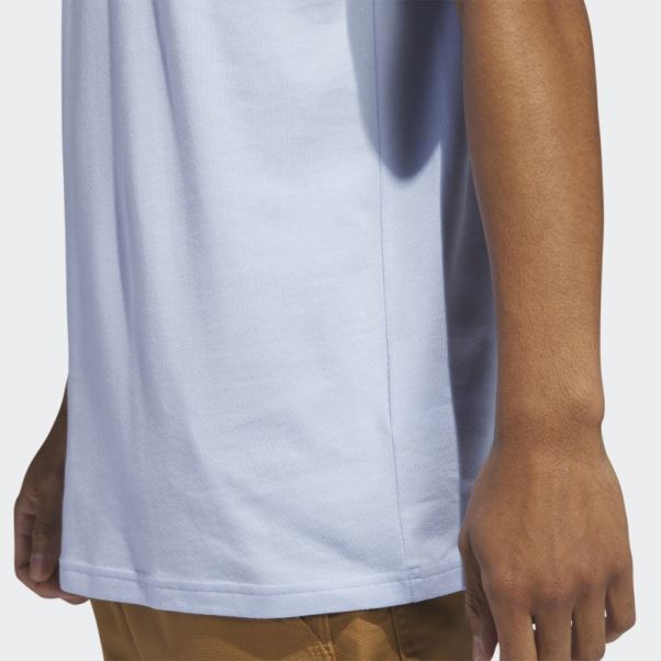 Logo Pen Fill - T-shirt Graphique Sportswear Bleu Aube Adidas