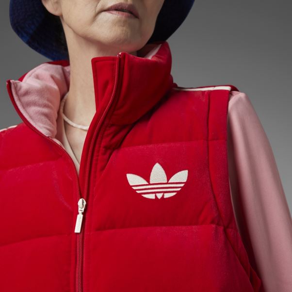 écarlate Adicolor Heritage Now Velours Gilet Adidas