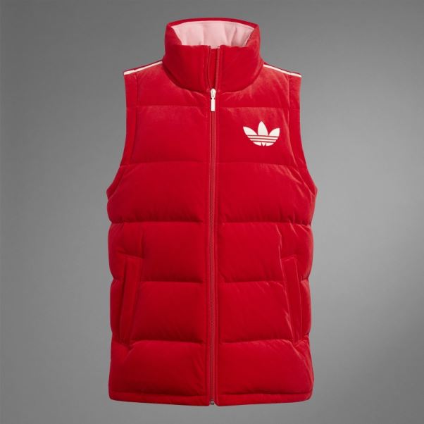 écarlate Adicolor Heritage Now Velours Gilet Adidas