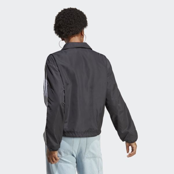 Adidas Veste D'entraîneur Adicolor Classics 3 Bandes Noir