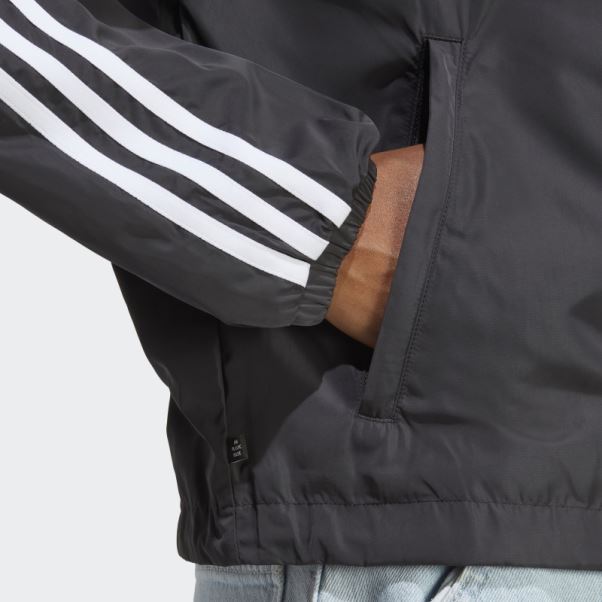 Adidas Veste D'entraîneur Adicolor Classics 3 Bandes Noir