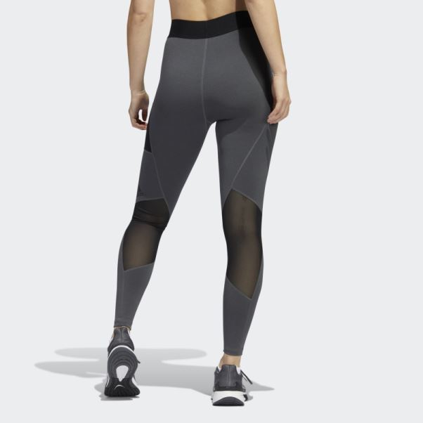 Collant Techfit Period-proof 7/8 Adidas Gris Foncé Chiné