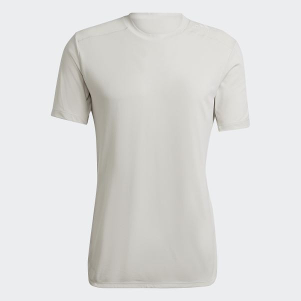 T-shirt Adidas Conçu 4 Entraînement Heat.rdy Hiit En Aluminium