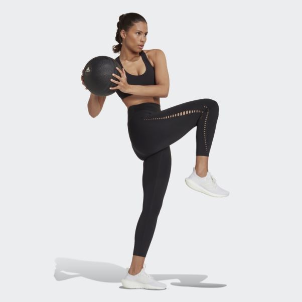 Adidas Leggings Optime Training Best Of Adidas 7/8 Noir
