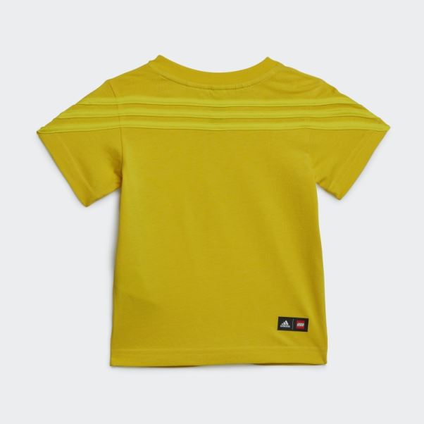 Ensemble Tee Et Pantalon Adidas X Classic Lego Jaune