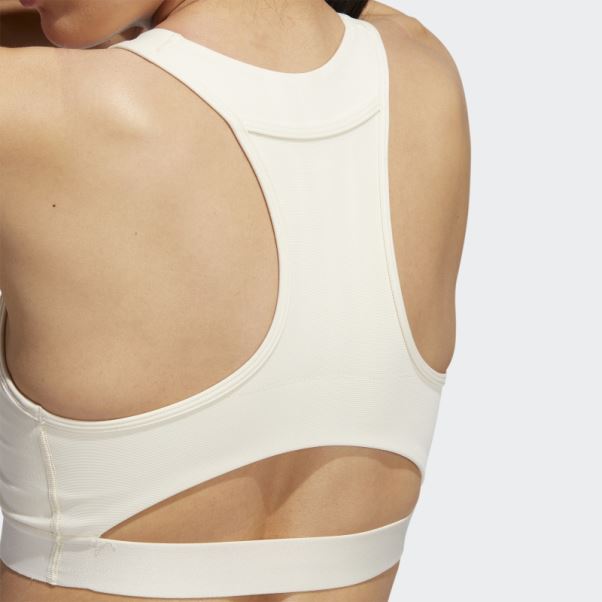 Soutien-gorge à Maintien Moyen Coreflow Adidas Blanc