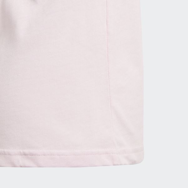 Tee Shirt Essentials En Coton Avec Grand Logo Adidas Rose