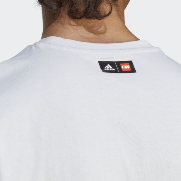 T-shirt Graphique Adidas X Lego Football Gris Chaud