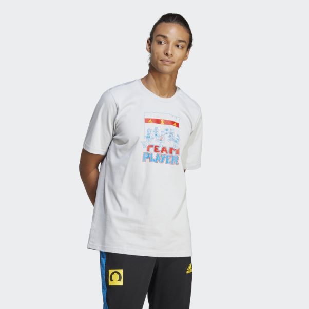T-shirt Graphique Adidas X Lego Soccer Gris