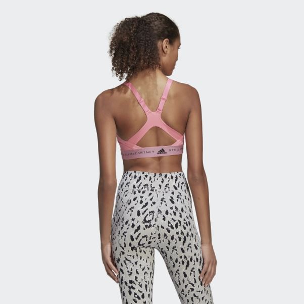 Adidas By Stella Mccartney Soutien-gorge Truepurpose Medium Support Rose Fashion