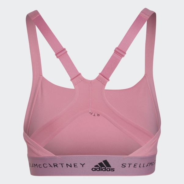 Adidas By Stella Mccartney Soutien-gorge Truepurpose Medium Support Rose Fashion