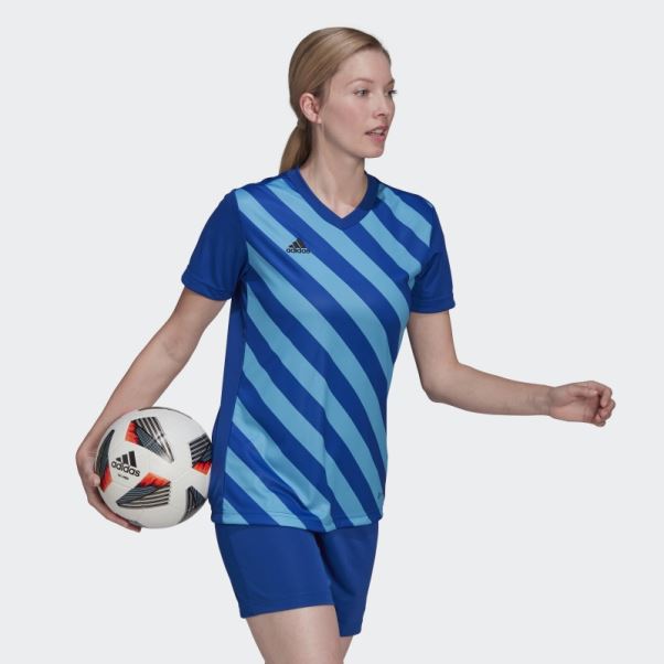 Maillot Graphique Adidas Entrada 22 Bleu Royal