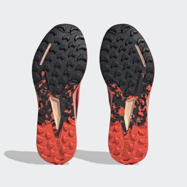 Chaussures De Course Sur Sentier Terrex Agravic Flow 2.0 Adidas Orange