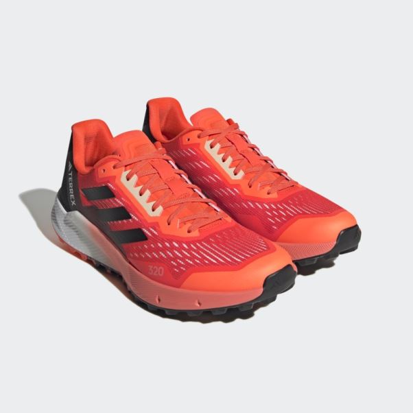 Chaussures De Course Sur Sentier Terrex Agravic Flow 2.0 Adidas Orange