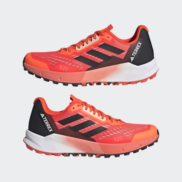 Chaussures De Course Sur Sentier Terrex Agravic Flow 2.0 Adidas Orange