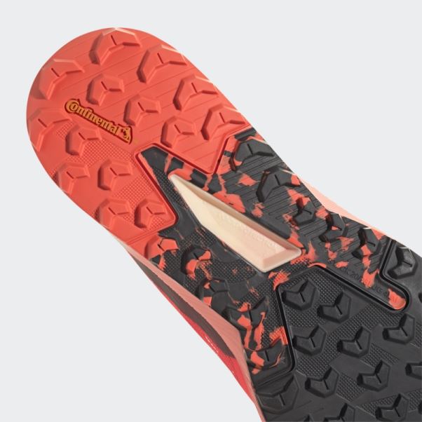 Chaussures De Course Sur Sentier Terrex Agravic Flow 2.0 Adidas Orange