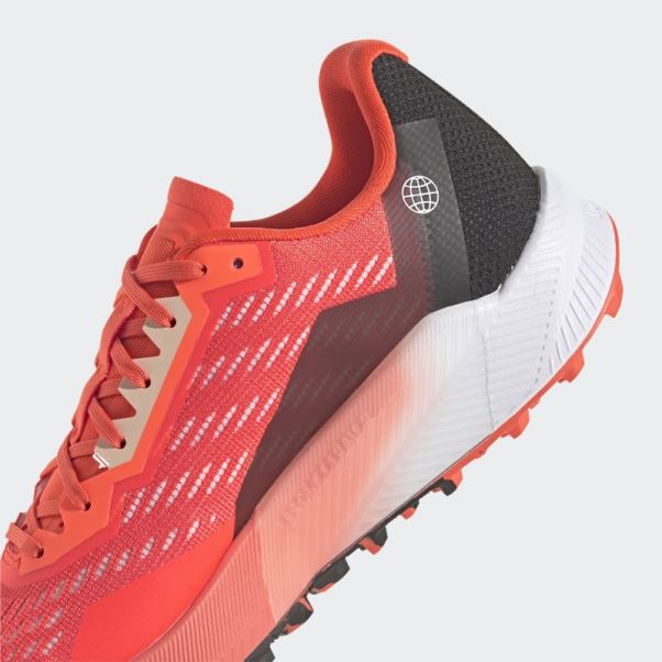 Chaussures De Course Sur Sentier Terrex Agravic Flow 2.0 Adidas Orange