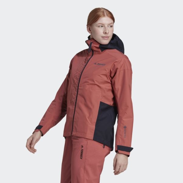 Veste De Pluie Rouge Terrex Gore-tex Paclite Adidas