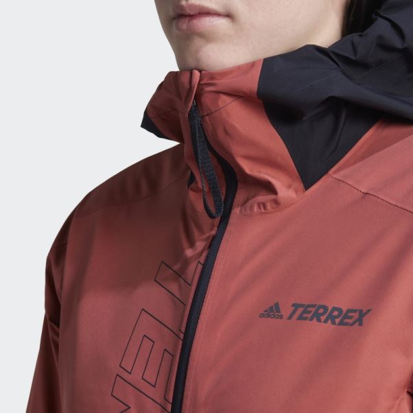 Veste De Pluie Rouge Terrex Gore-tex Paclite Adidas