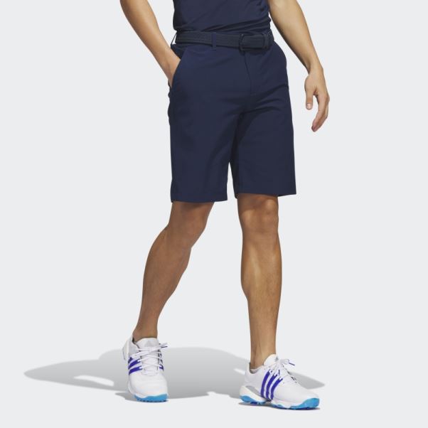Adidas Short De Golf Bleu Marine Ultimate365 10 Pouces