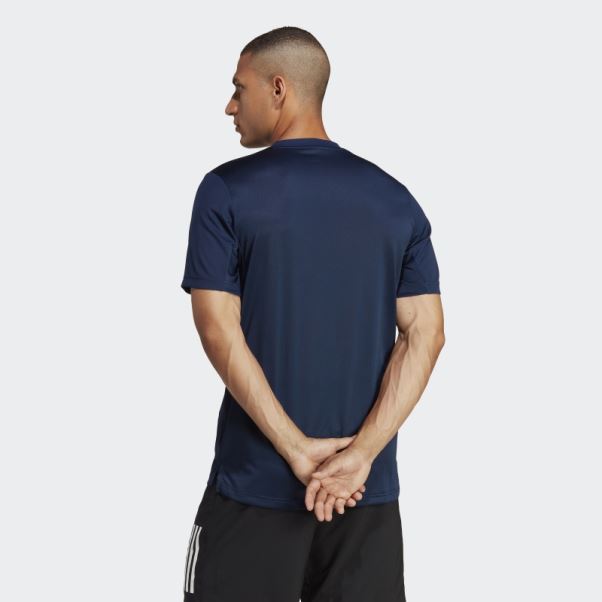 T-shirt De Tennis Club Adidas Bleu Marine