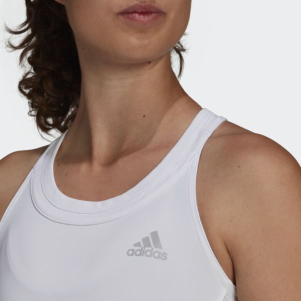 Club Tennis Débardeur Blanc Adidas