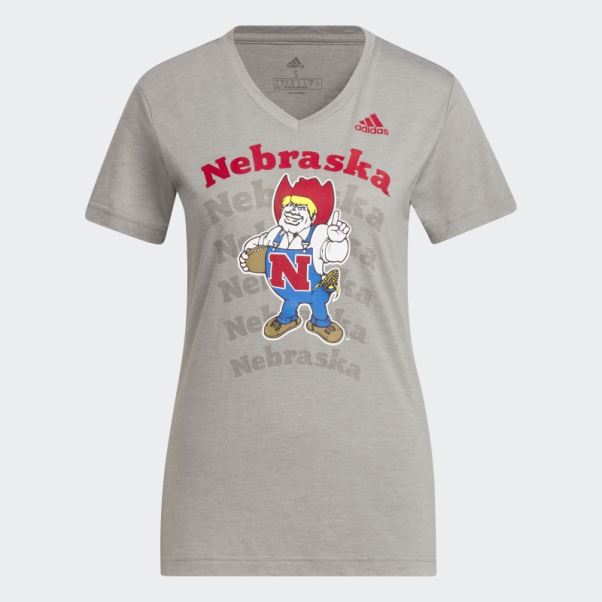 T-shirt Adidas Core Heather Cornhuskers