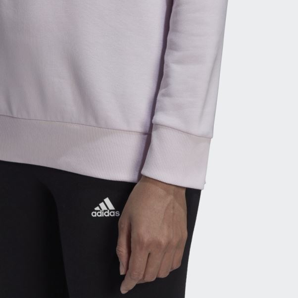 Sweat à Capuche Décontracté Logo Adidas Essentials Rose
