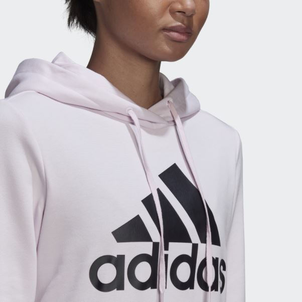 Sweat à Capuche Décontracté Logo Adidas Essentials Rose