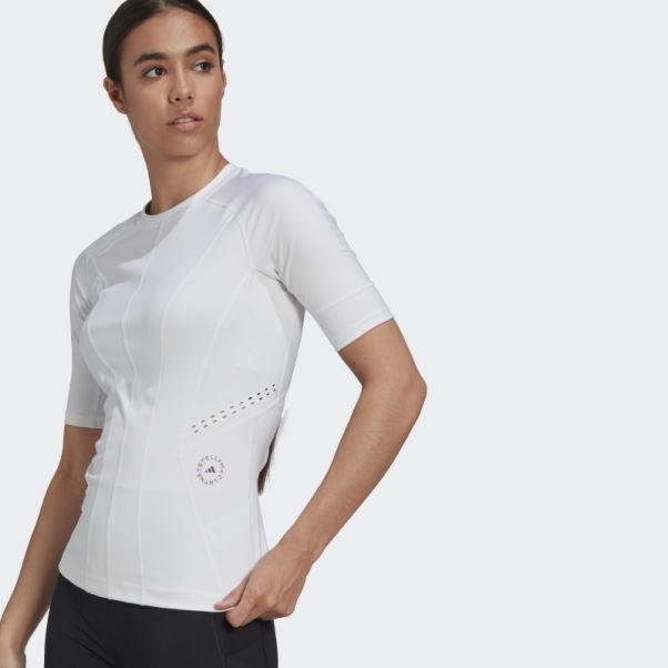 Adidas By Stella Mccartney Truepurpose T-shirt D'entraînement Blanc