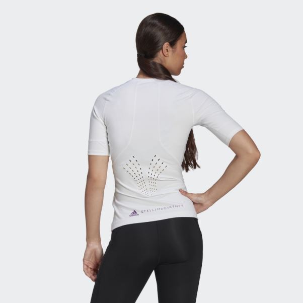 Adidas By Stella Mccartney Truepurpose T-shirt D'entraînement Blanc