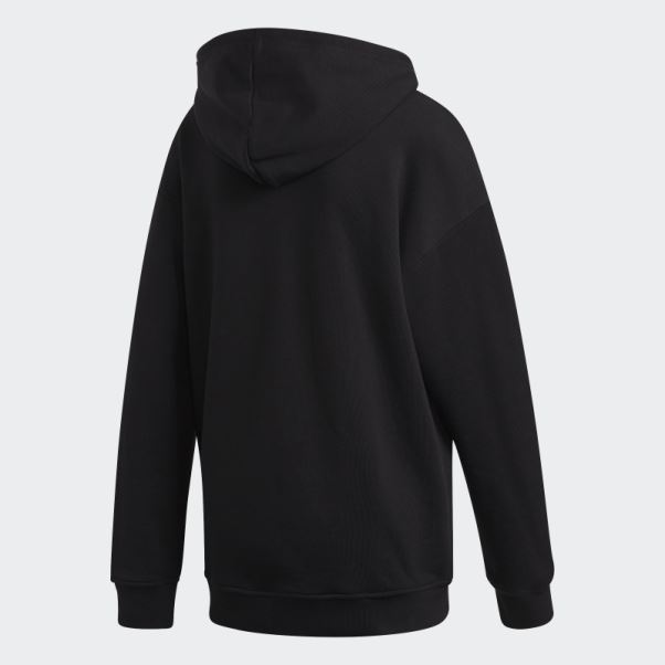Adidas Sweat à Capuche Adicolor Trèfle Noir