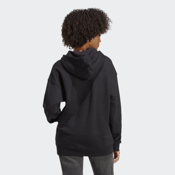 Sweat à Capuche Adidas Adicolor Trèfle Noir