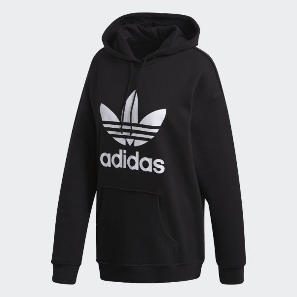 Sweat à Capuche Adidas Adicolor Trèfle Noir