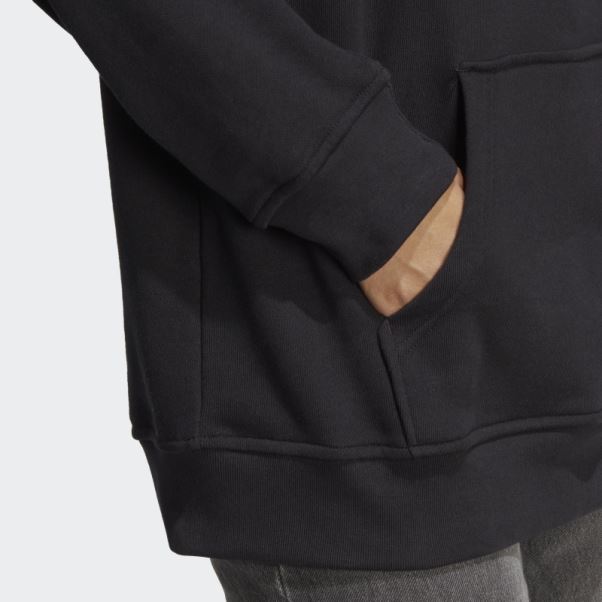 Sweat à Capuche Adidas Adicolor Trèfle Noir
